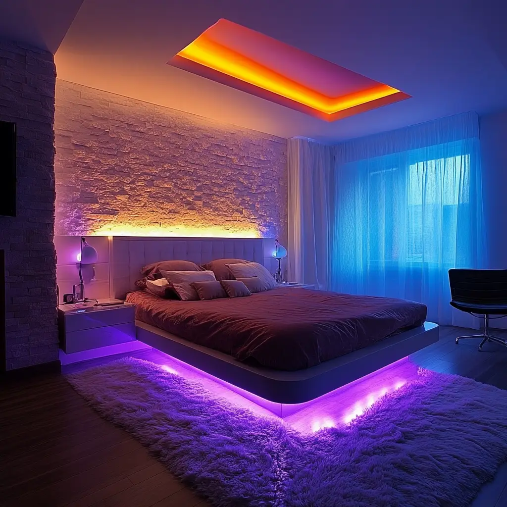 Mood Lighting with Color Bulbs