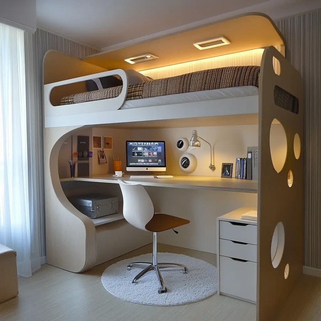 Multi-Functional Loft Bed