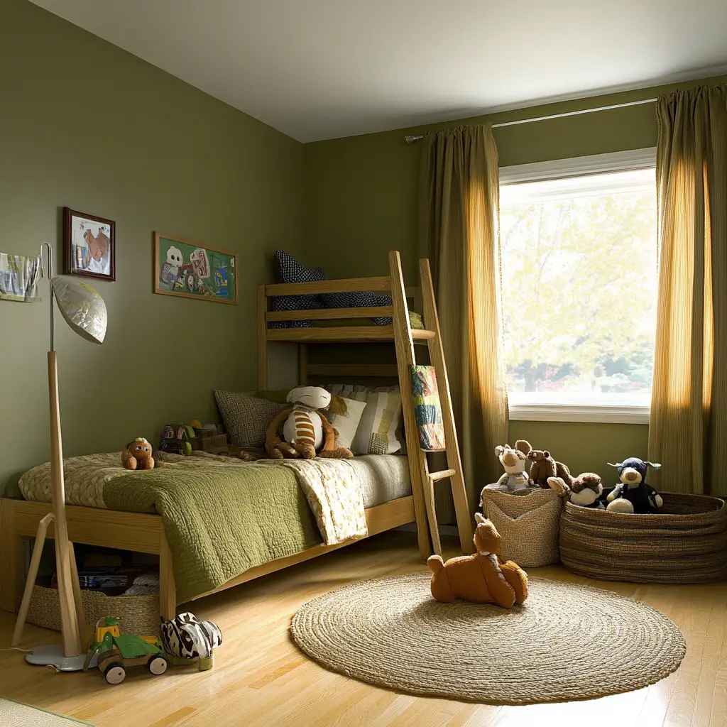 Muted Olive Green