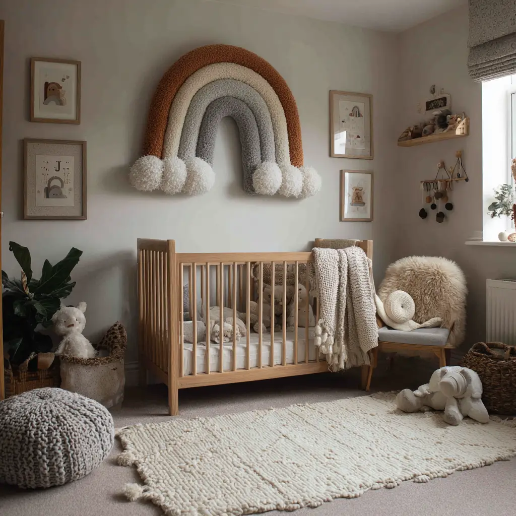 Muted Rainbow Decor