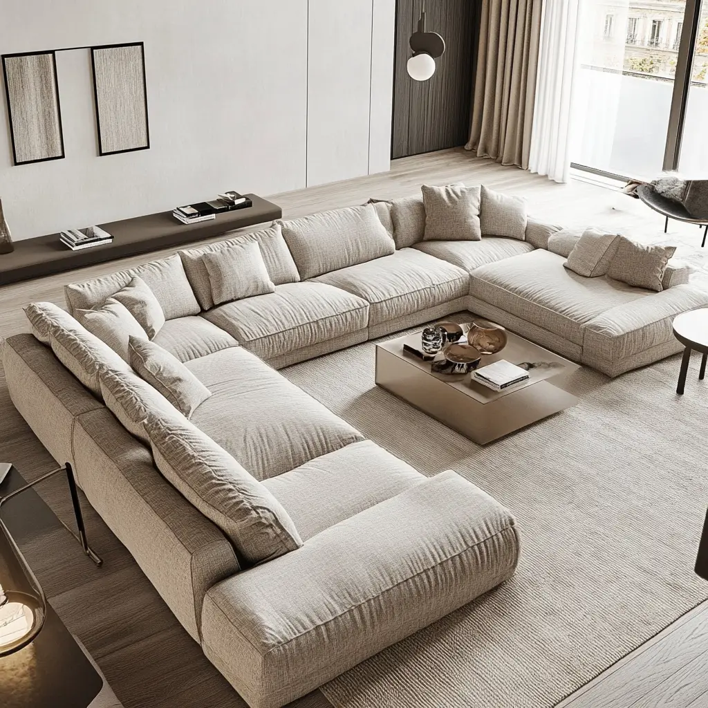 Neutral Modular Sofa