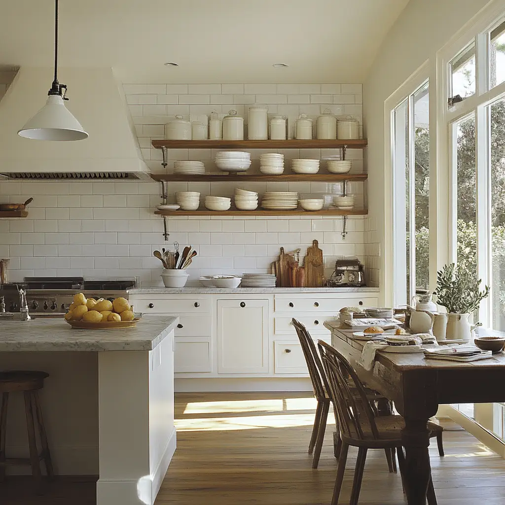 Open Shelving Display