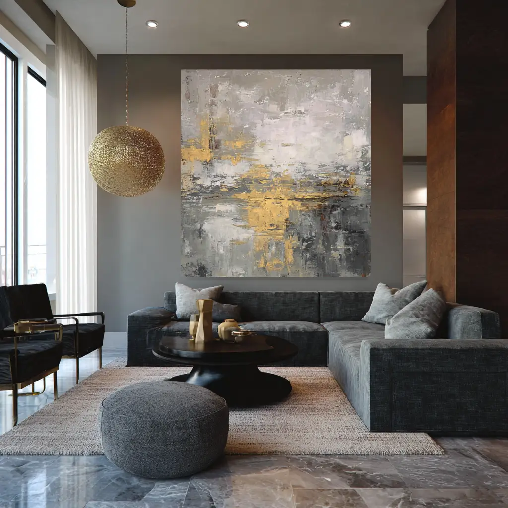 Oversized Abstract Canvas