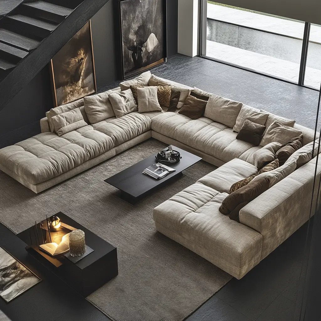 Oversized Modular Sofa