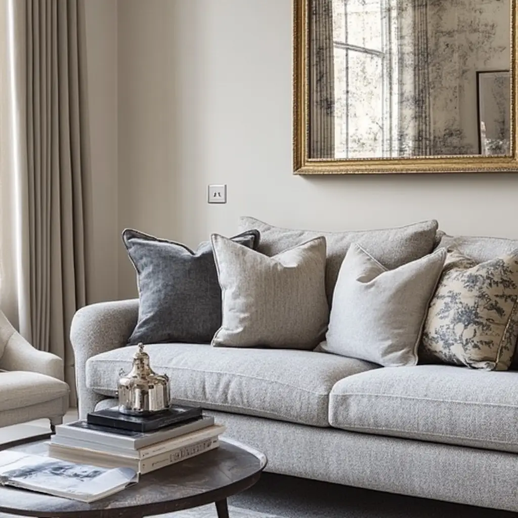 Pair Your Grey Sofa With Cream Walls