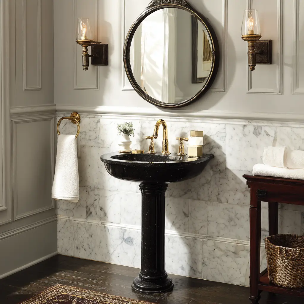Pedestal Sink Simplicity