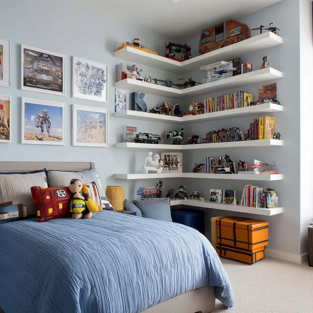 Rotating Display Shelves