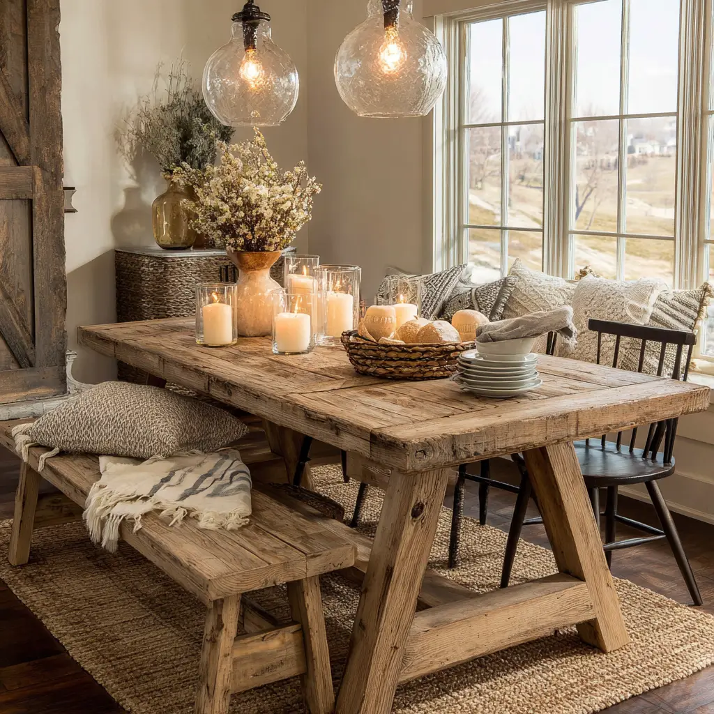Rustic Farmhouse Table