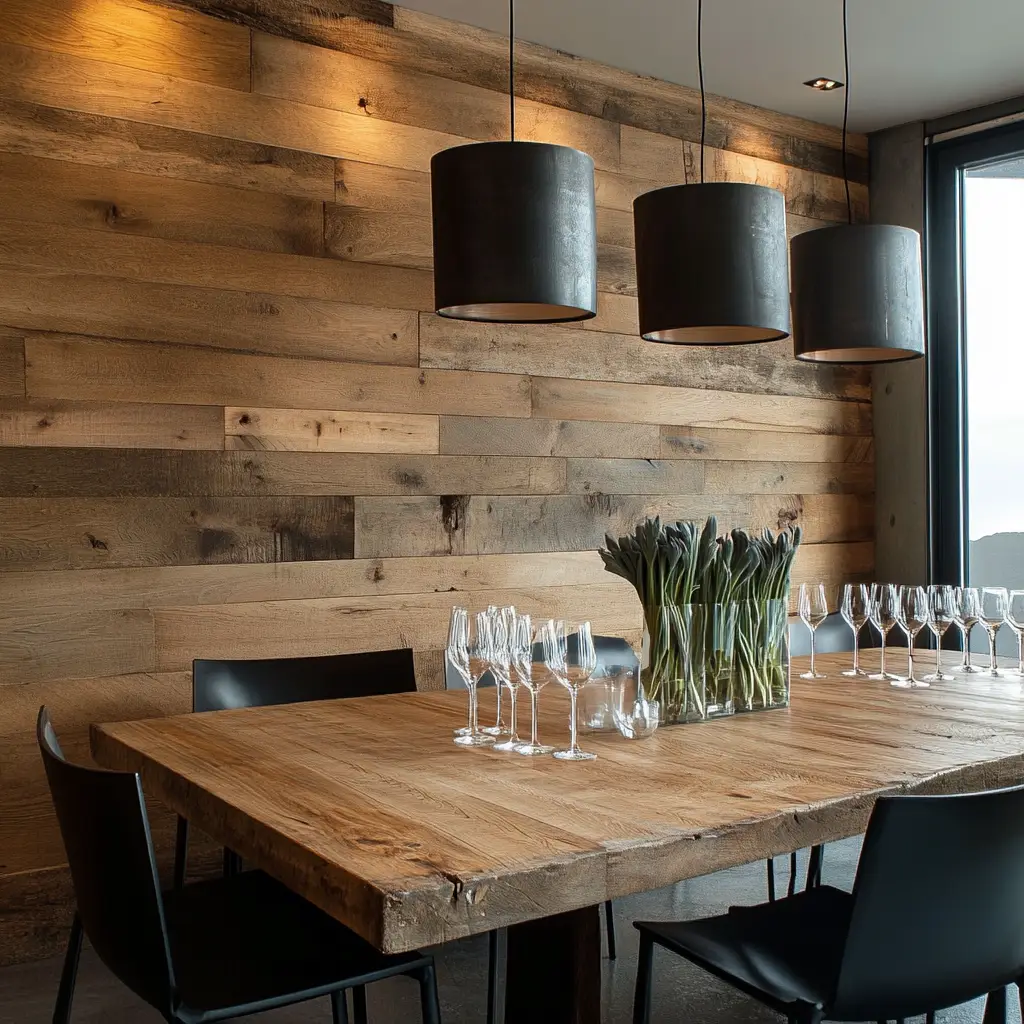 Rustic Wooden Paneling