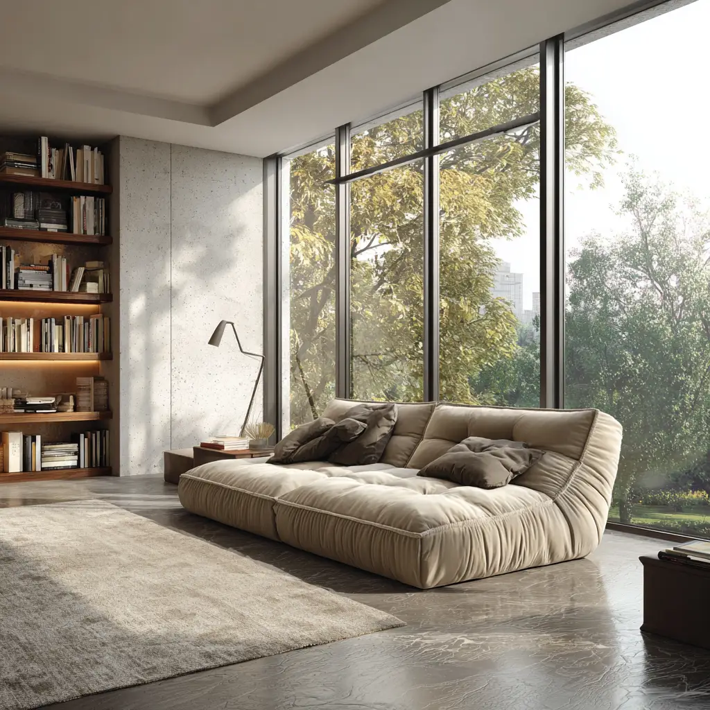 Select a Low-Slung Lounge Sofa