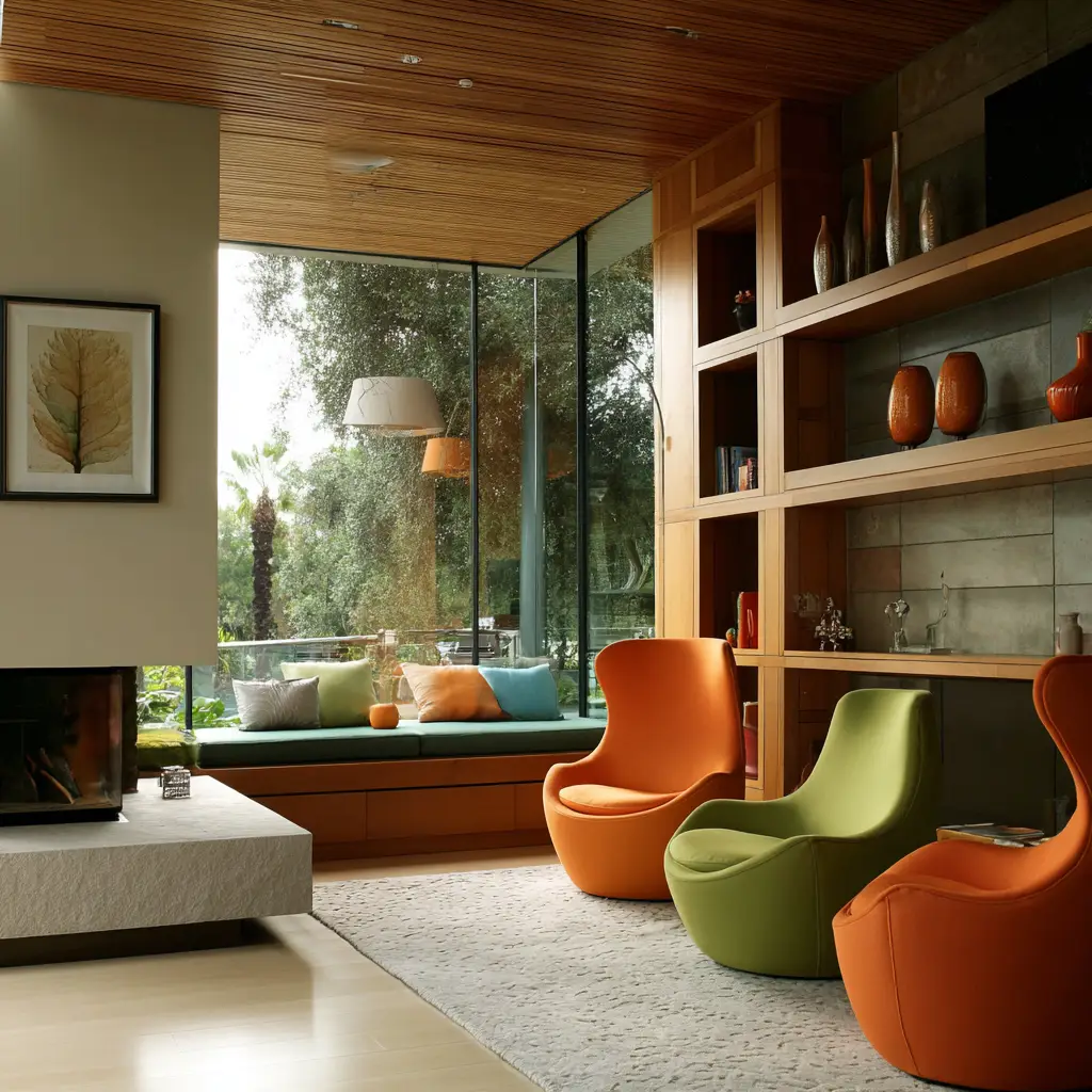 Separate Sitting Zone in Large Rooms