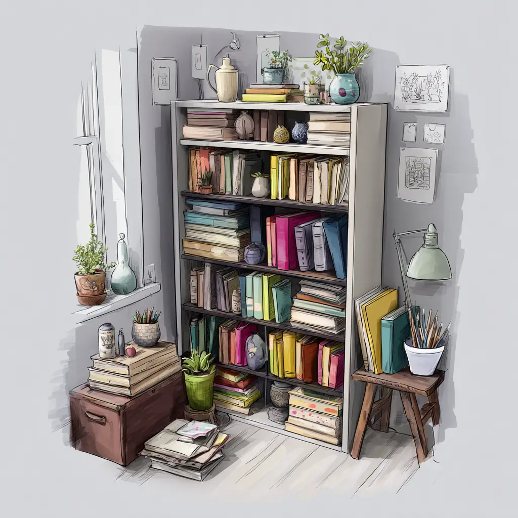 Set Up a Small Bookshelf