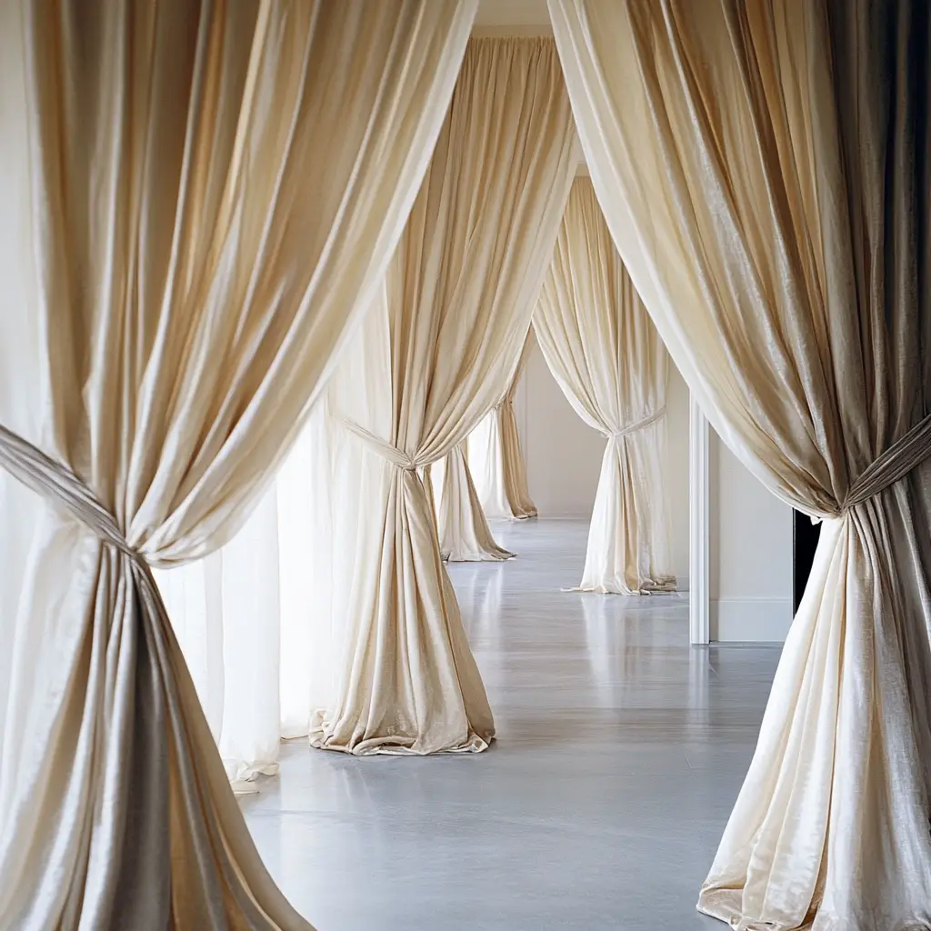 Silk or Velvet Curtains