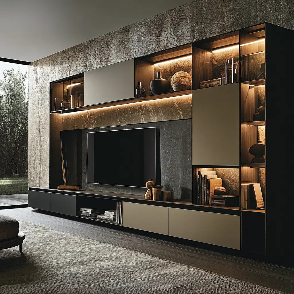Smart Unit with Hidden Lighting