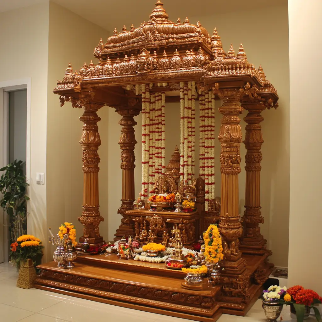 South Indian Temple-Style Setup