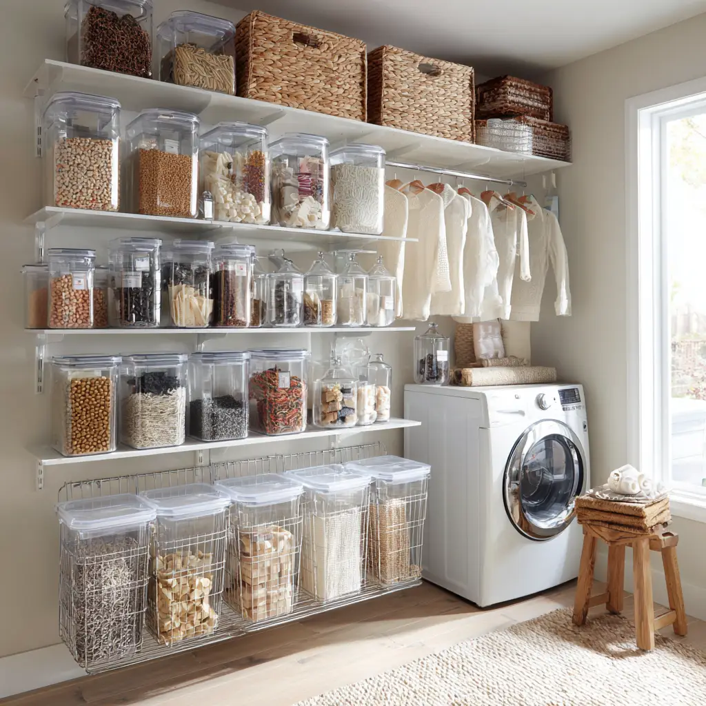Store Supplies in Clear Containers