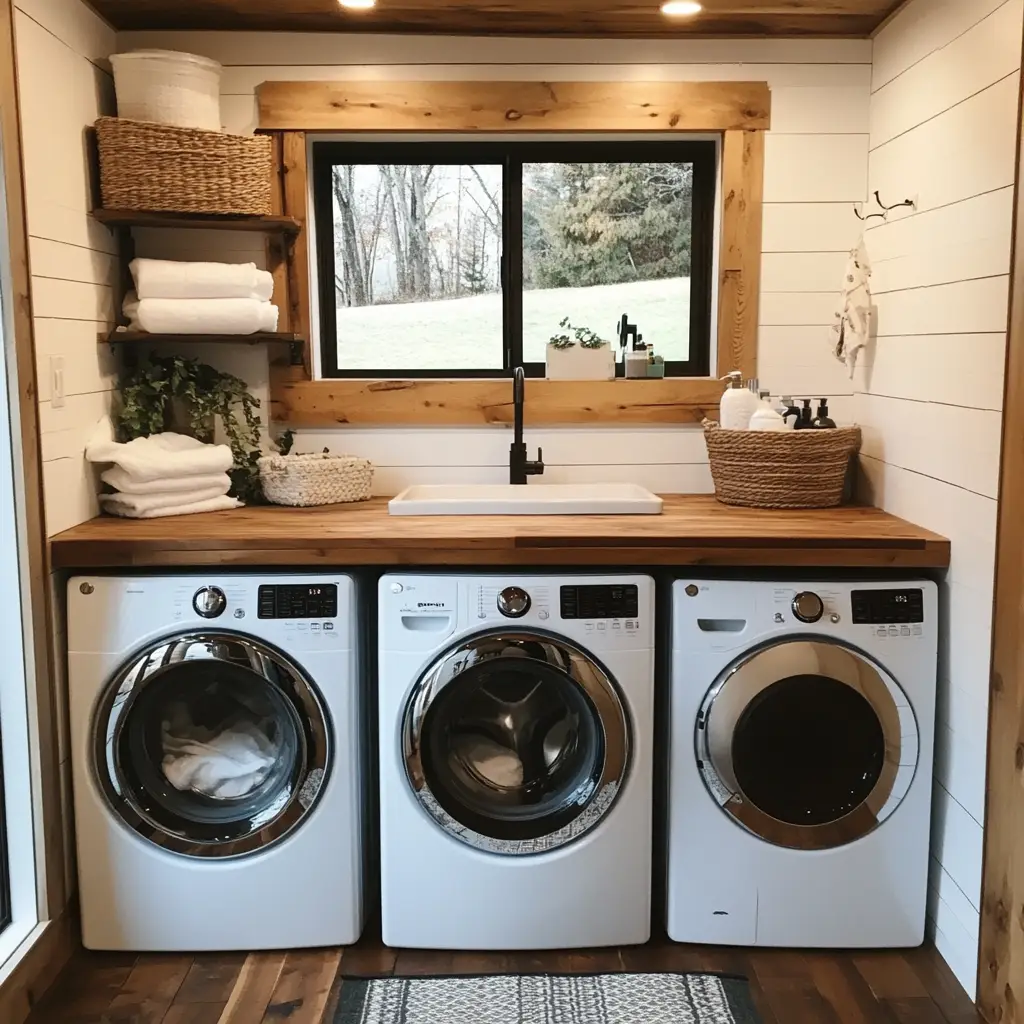 Tiny House Laundry Style