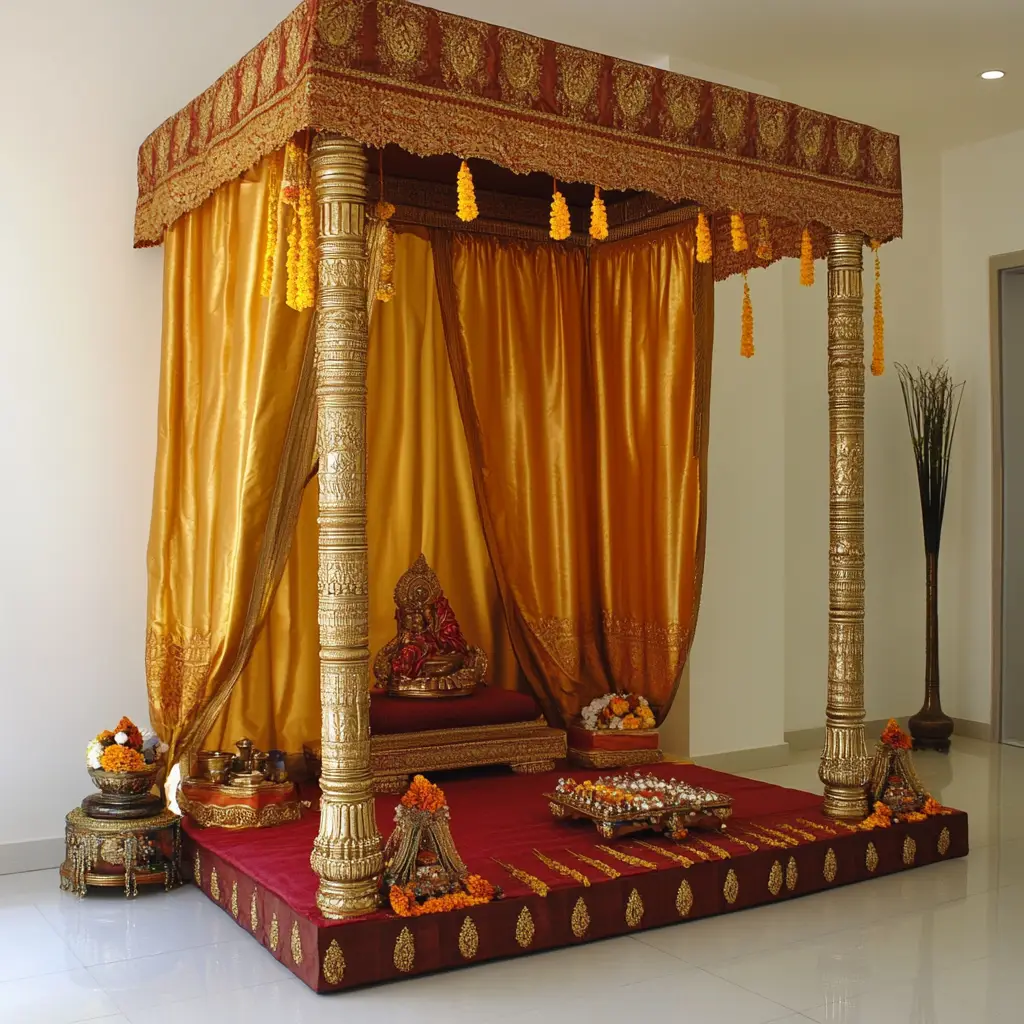 Traditional Temple Curtains