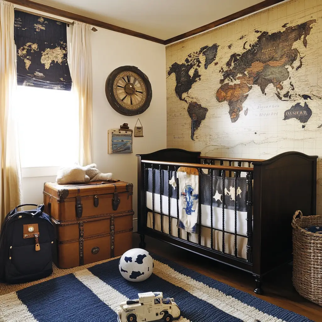 Travel-Inspired Room