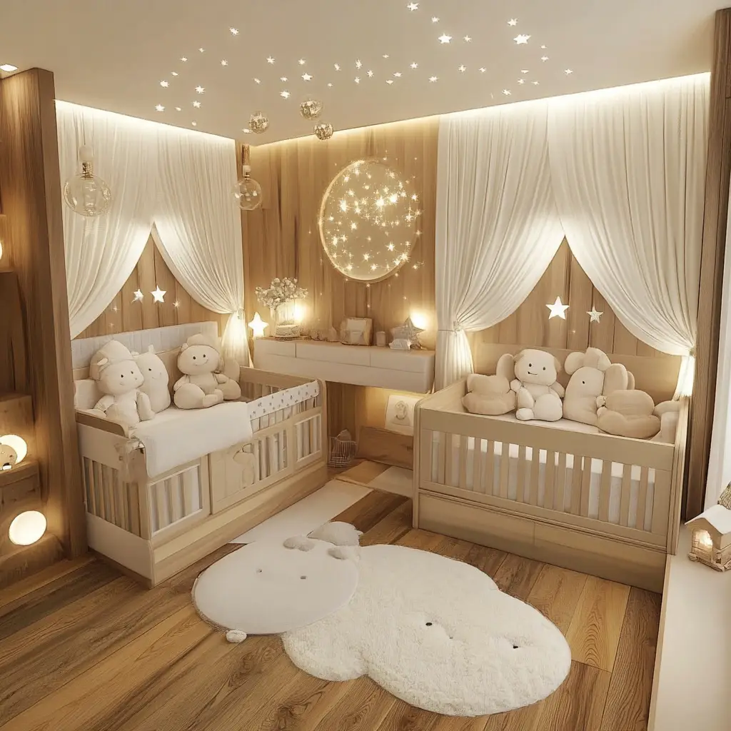 Twin Baby Room Design