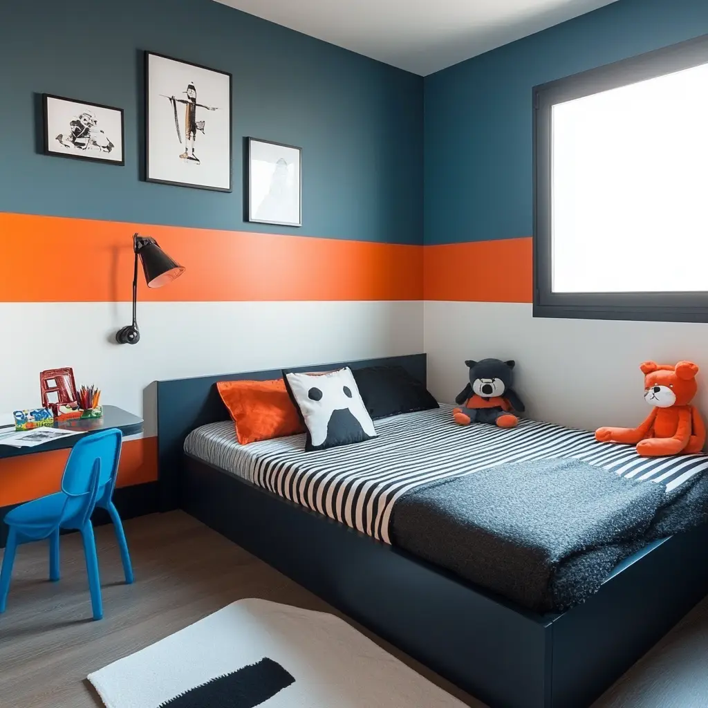 Two-Tone Wall Divide