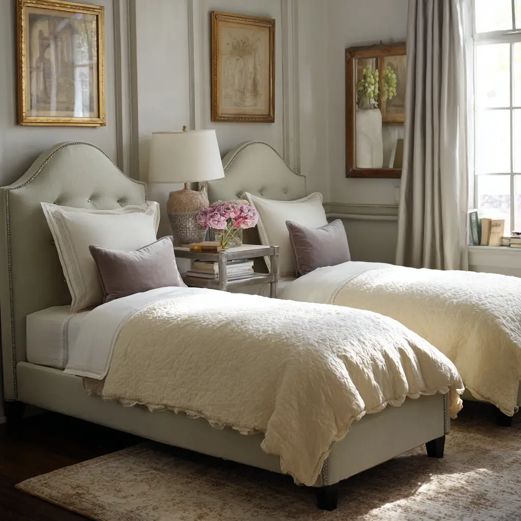 Upholstered Twin Bed