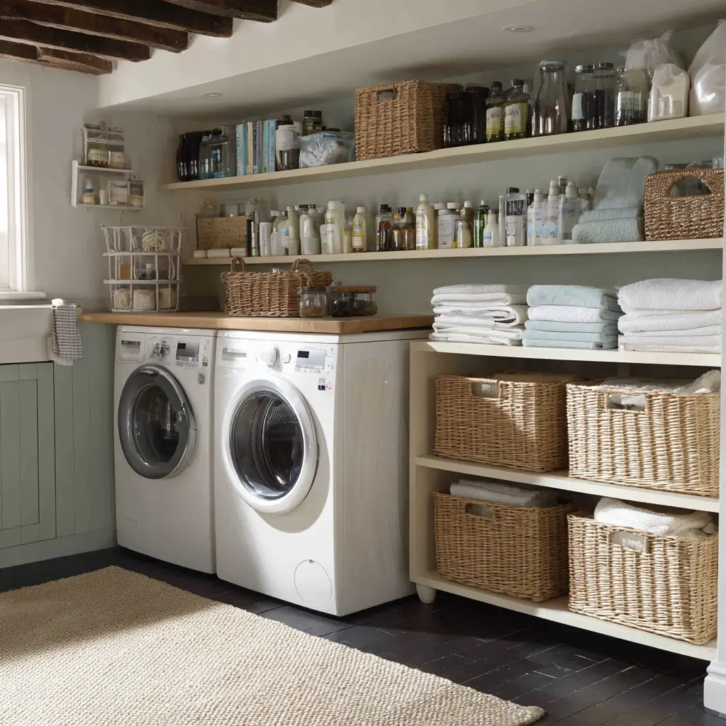 Use Baskets to Stay Organized