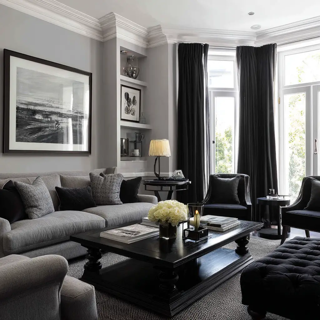 Use Black for Modern Contrast