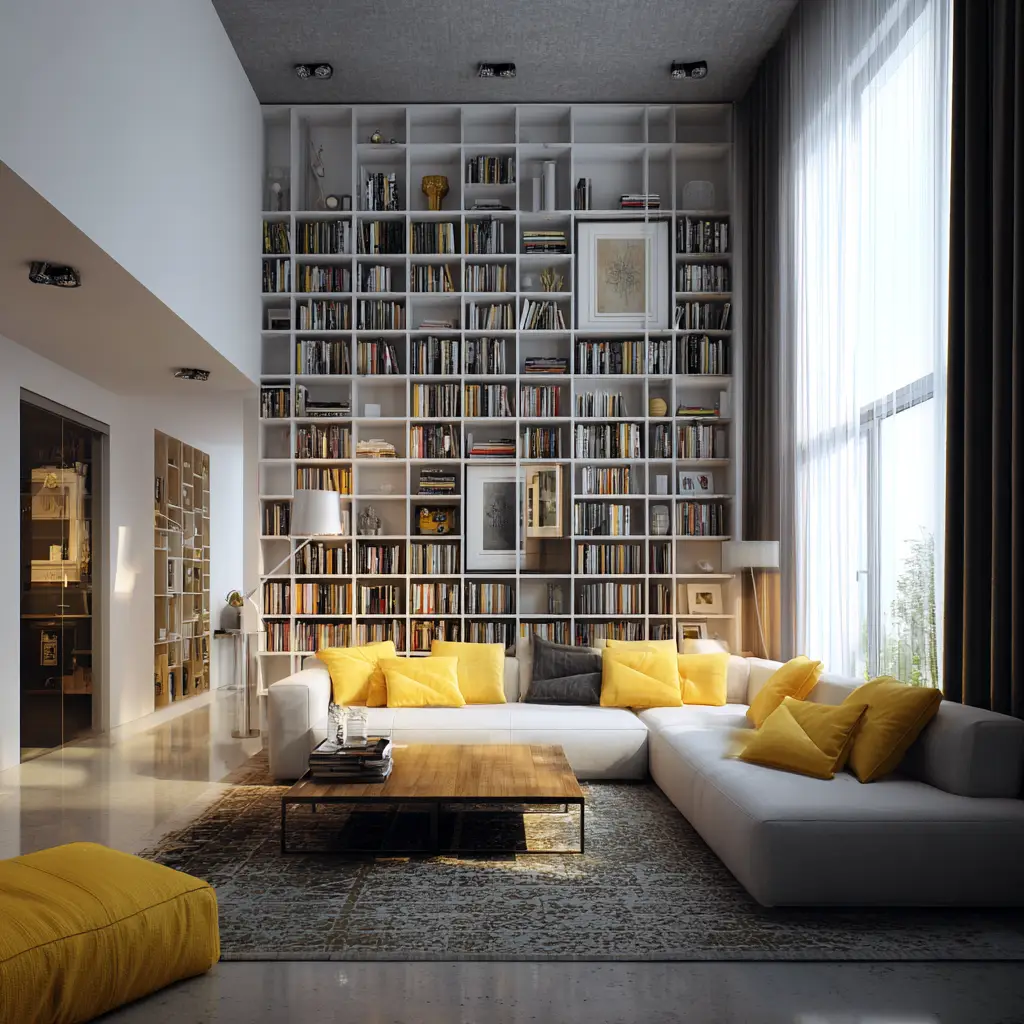 Use Tall Bookshelves