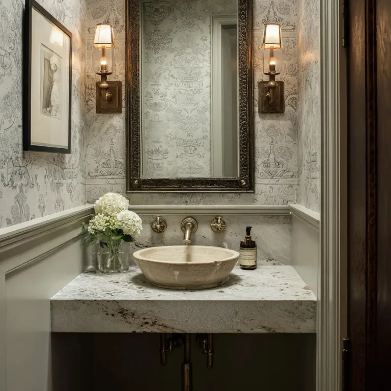 21 Small Powder Room Ideas for Narrow