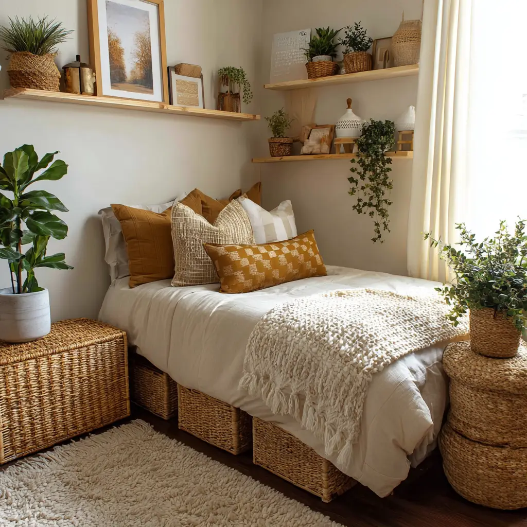 Use Woven Baskets for Storage