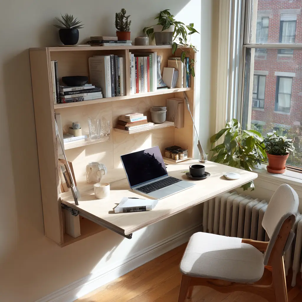 Use a Foldable Desk or Table