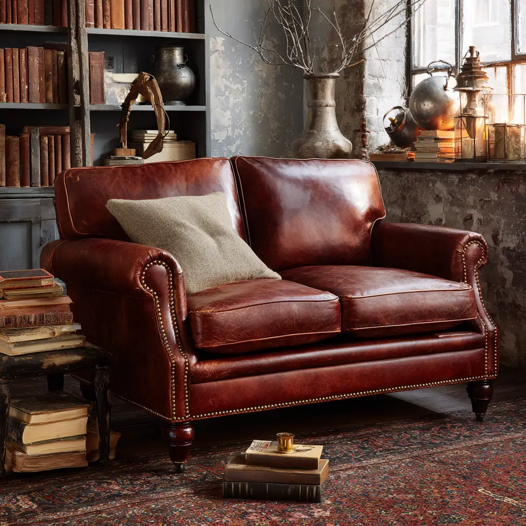 Use a Leather Loveseat in Small Spaces