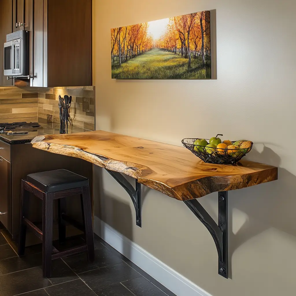 Wall-Mounted Dining Table