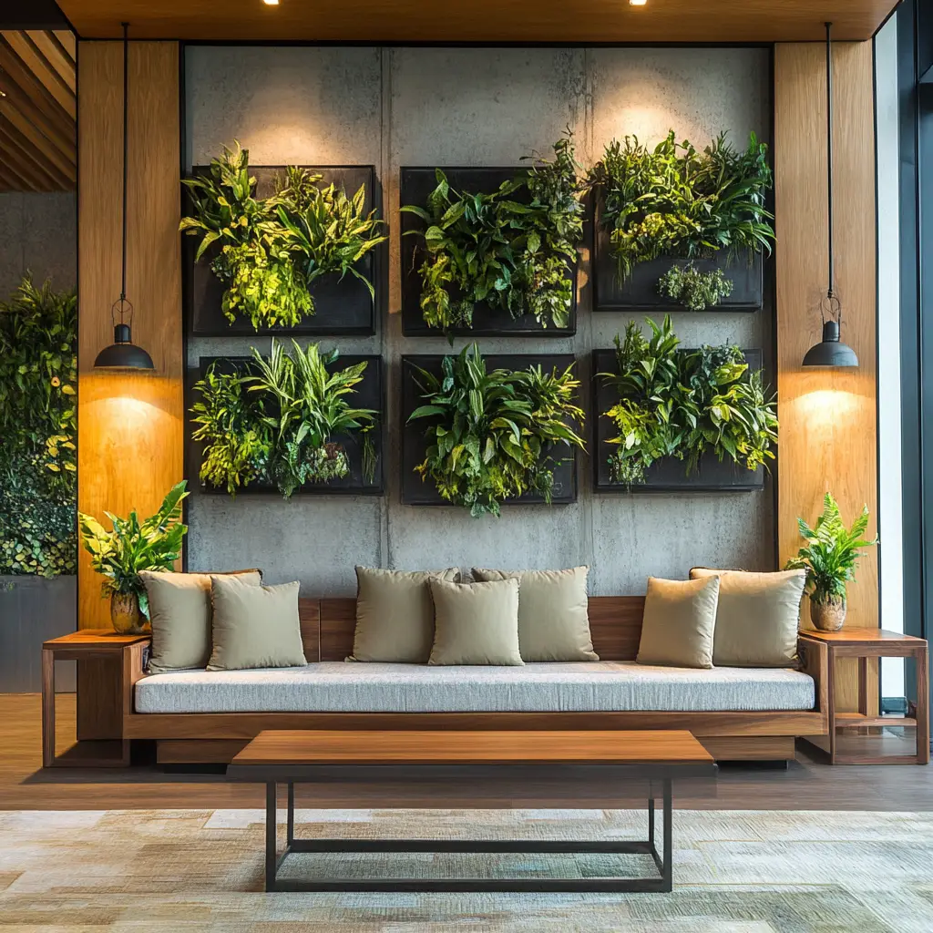 Wall-Mounted Plants