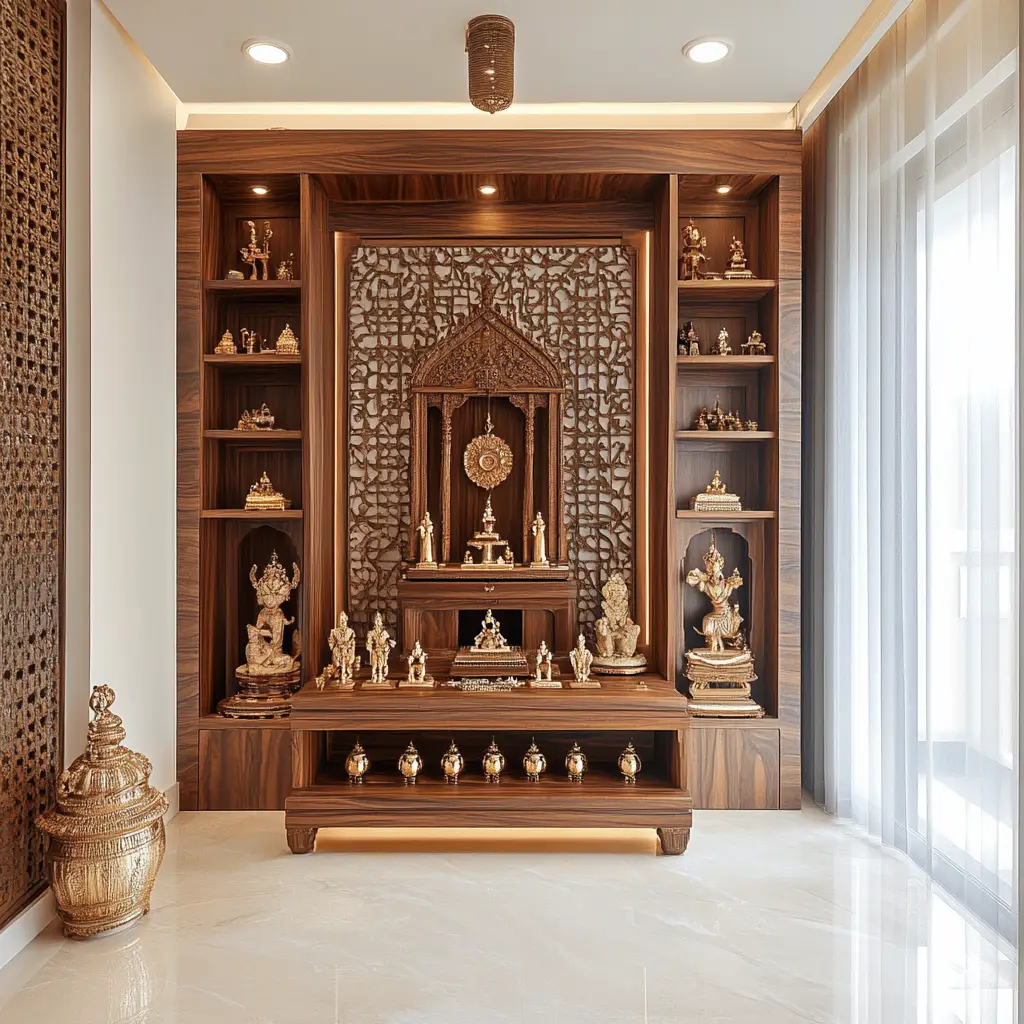 Wall-Mounted Wooden Units