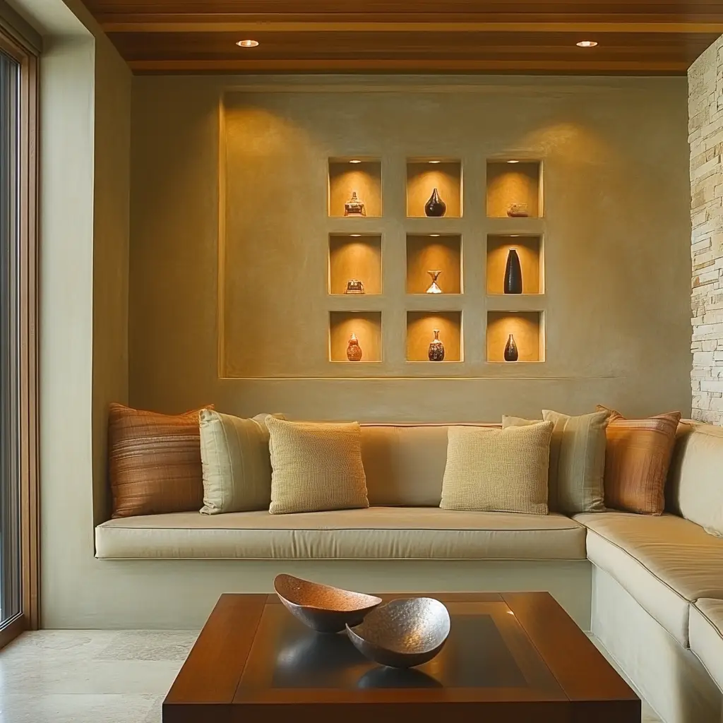 Wall Niches or Recessed Shelves