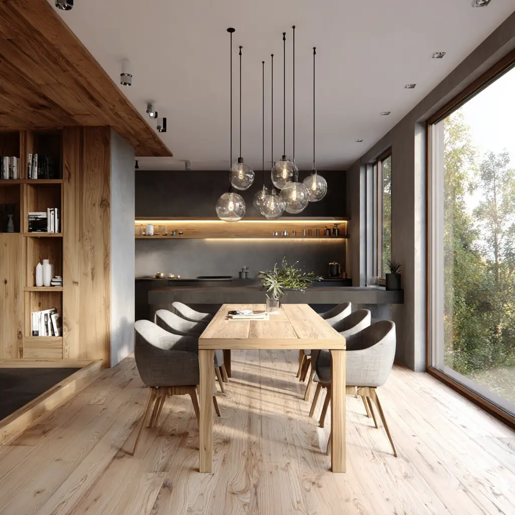 Warm Wood Tones