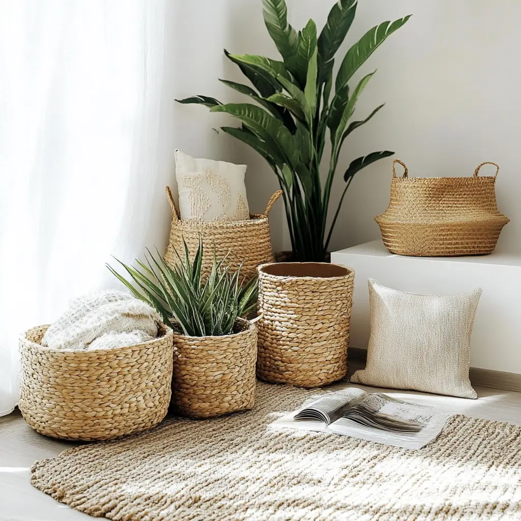 Woven Baskets for Storage