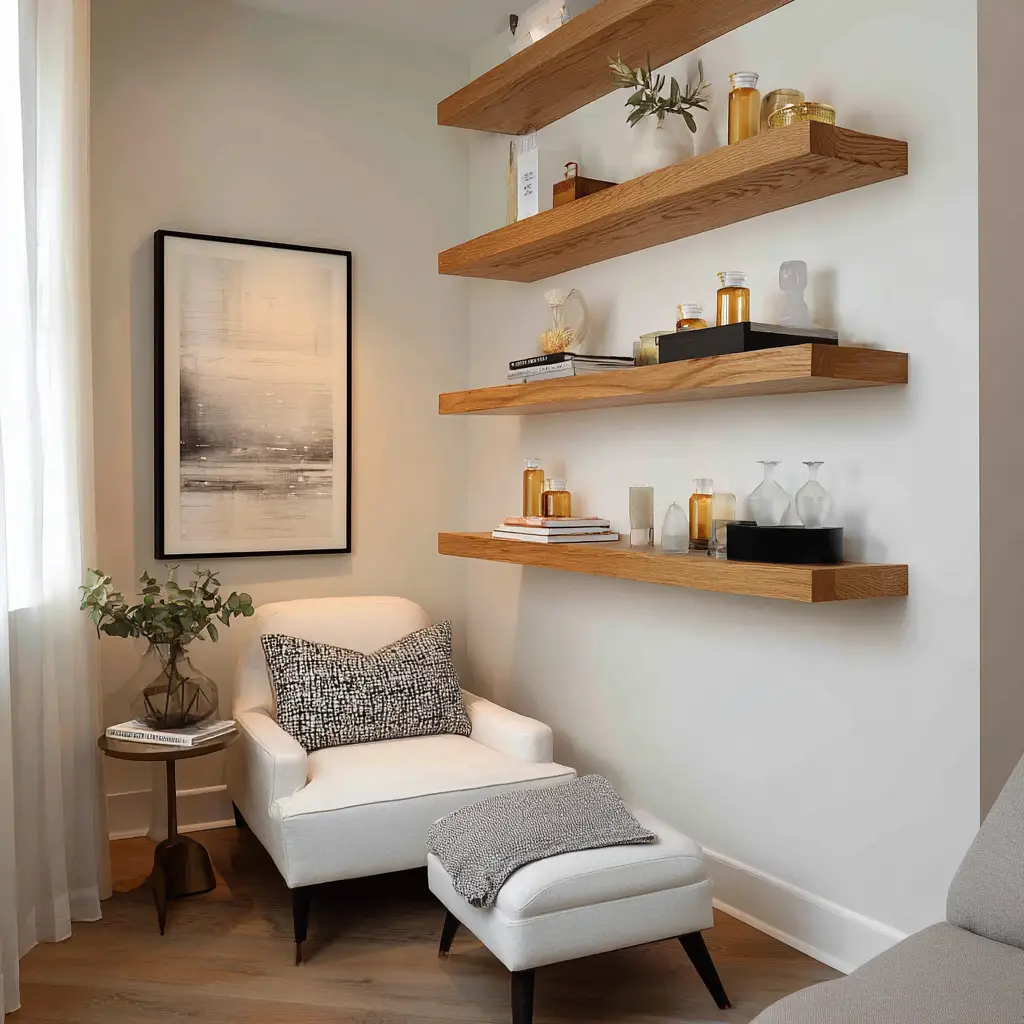 Add Floating Shelves