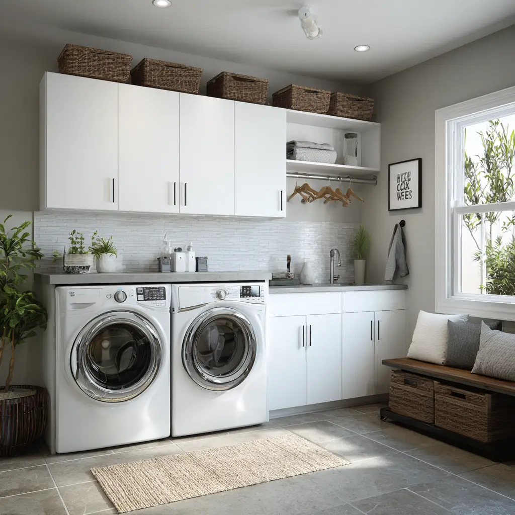 Add Utility Cabinets or Lockers