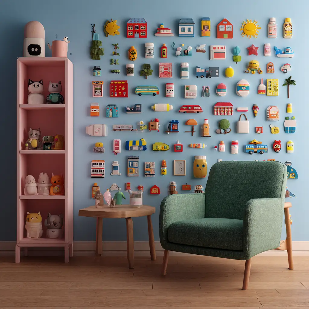 Add Wall Decals of Toca Objects