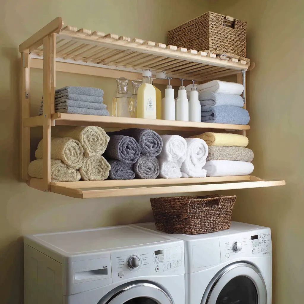 Add a Fold-Down Drying Rack