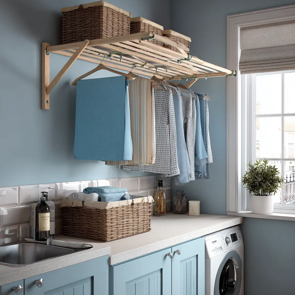 Add a Fold-Down Drying Rack