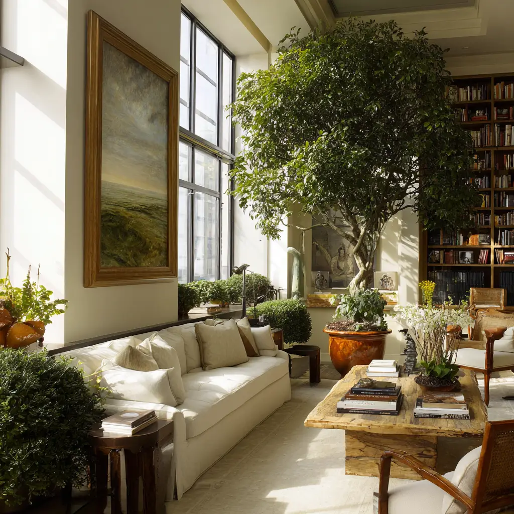 Add a Large Plant or Indoor Tree