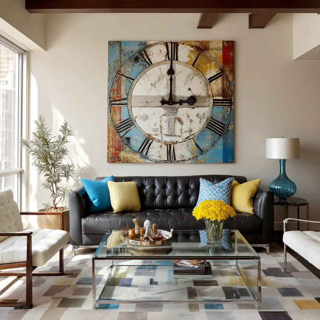 Add a Modern Clock as Art