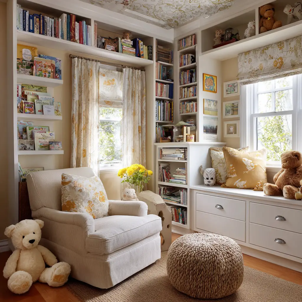 Add a Small Bookshelf for Shared Story Time