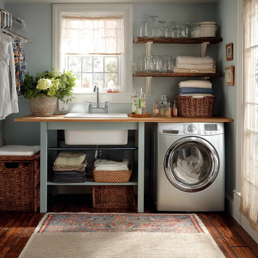 Add a Utility Sink Skirt
