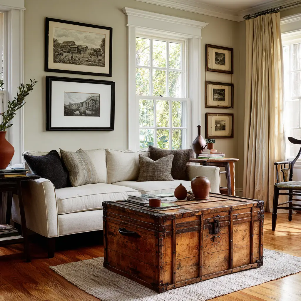 Add an Antique Trunk