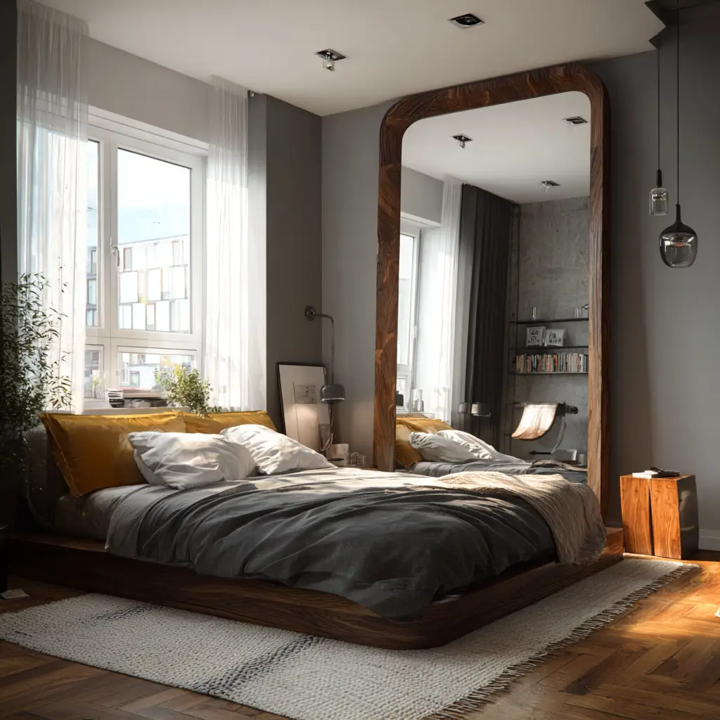 Add an Oversized Mirror